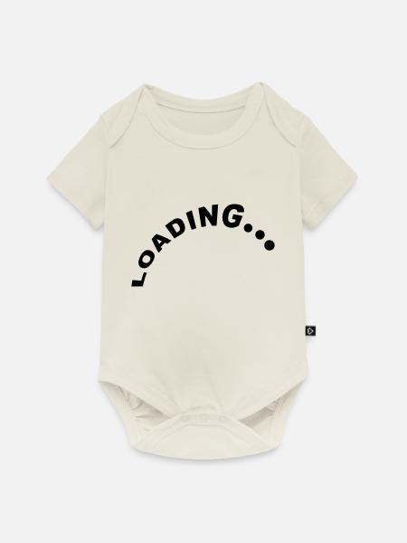 Loading Design - Baby Premium Kurzarmbody - Naturweiß