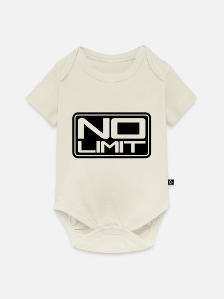 No Limit Shield - Baby Premium Kurzarmbody - Naturweiß
