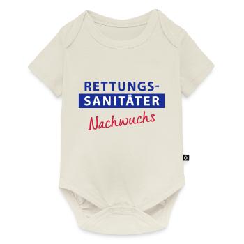 Rettungssanitäter Nachwuchs - Baby Premium Kurzarmbody - Naturweiß - Vorne