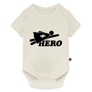 Super Hero Man - Baby Premium short-sleeve bodysuit - off white - Front