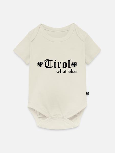 Tirol - Baby Premium Kurzarmbody - Naturweiß