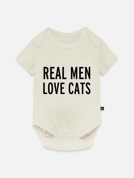 Cats - Baby Premium Kurzarmbody - Naturweiß