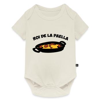 roi de la paella - Baby Premium short-sleeve bodysuit - off white - Front