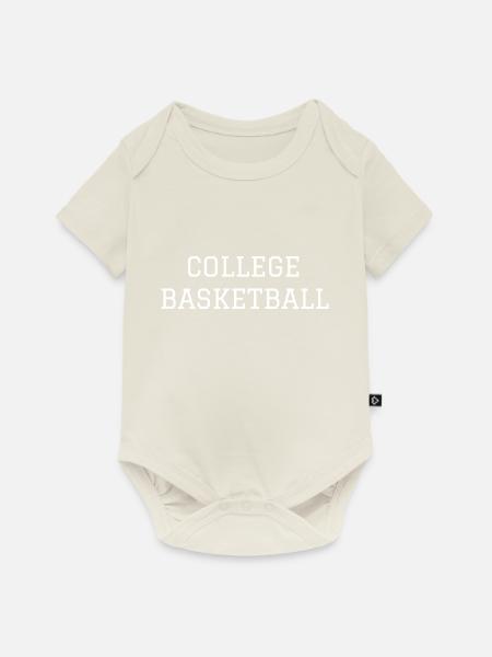 College basketball - Baby Premium Kurzarmbody - Naturweiß