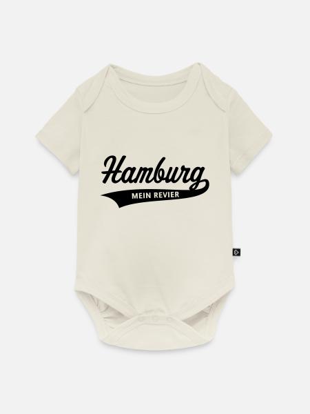 Hamburg – Mein Revier - Baby Premium Kurzarmbody - Naturweiß