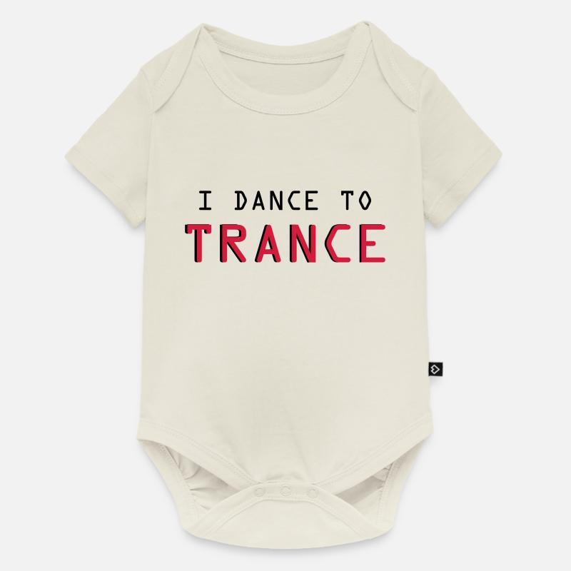 Trance - Body à manches courtes Premium Bébé - blanc cassé