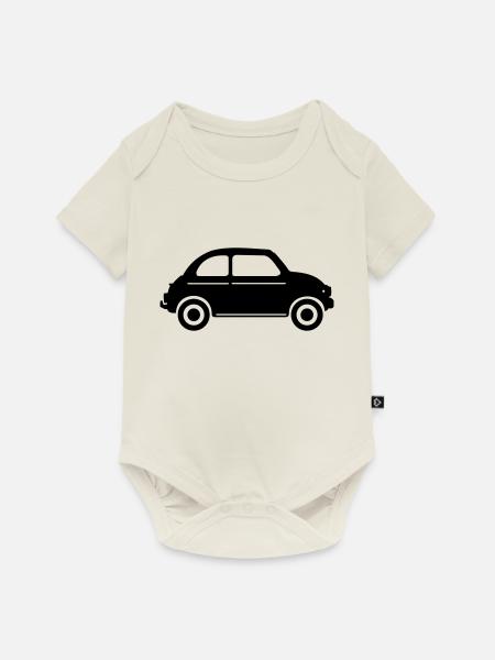 italienisches Auto - Baby Premium Kurzarmbody - Naturweiß