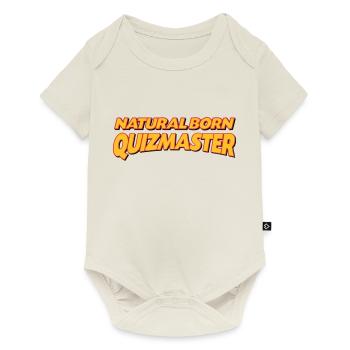 Natural born quizmaster 3col - Baby Premium short-sleeve bodysuit - off white - Front