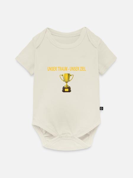 Pokal Design - Baby Premium Kurzarmbody - Naturweiß