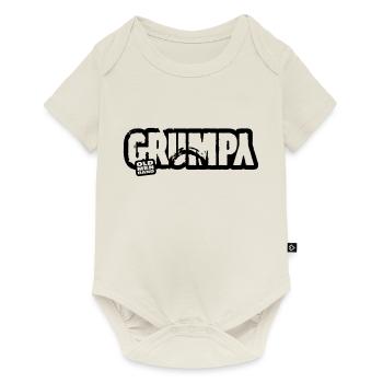 GRUMPY - Baby Premium Kurzarmbody - Naturweiß - Vorne