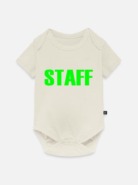 Staff - Baby Premium Kurzarmbody - Naturweiß