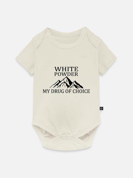 Ski Skiing Après-Ski - Baby Premium Kurzarmbody - Naturweiß