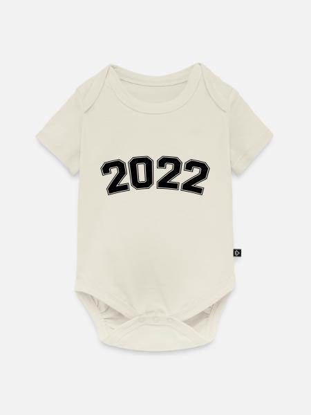 2022 - Baby Premium Kurzarmbody - Naturweiß