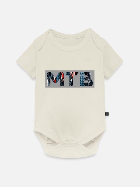 MTB - Baby Premium Kurzarmbody - Naturweiß