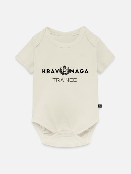 Krav Maga Trainee - Baby Premium Kurzarmbody - Naturweiß