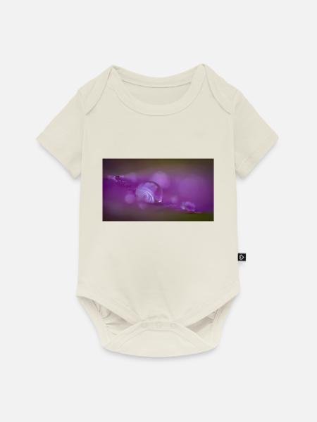 Tropfen - Baby Premium Kurzarmbody - Naturweiß