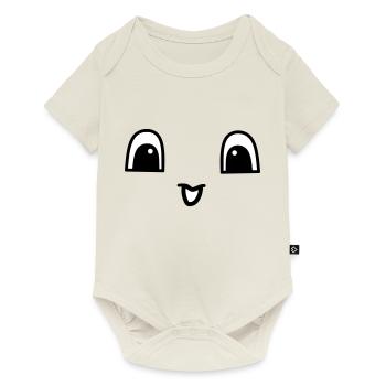 Cute face - Baby Premium Kurzarmbody - Naturweiß - Vorne