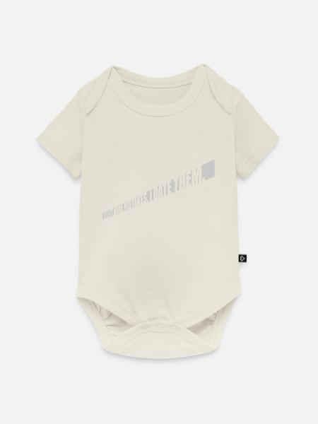 Date Mistakes Zitat Logo - Baby Premium Kurzarmbody - Naturweiß