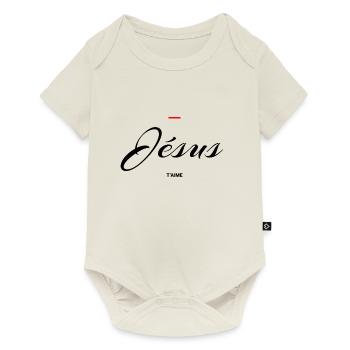 Jésus - Body à manches courtes Premium Bébé - blanc cassé - Devant