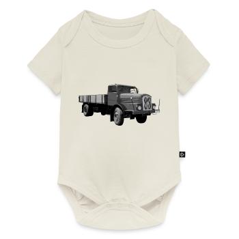 H6 Truck IFA Werdau DDR Oldtimer Ostalgie - Body à manches courtes Premium Bébé - blanc cassé - Devant