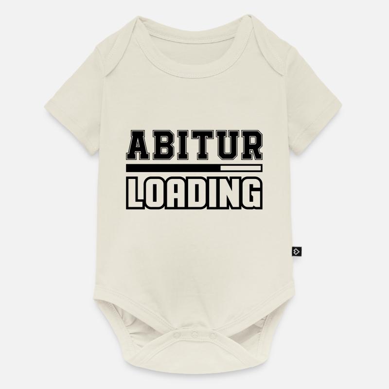 Abitur Loading - Baby Premium Kurzarmbody - Naturweiß