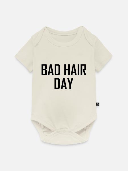Dog Hund - Baby Premium Kurzarmbody - Naturweiß