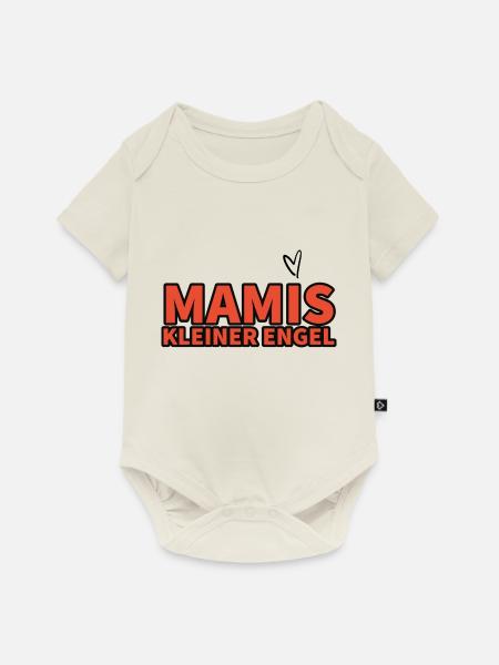 mamis kleiner engel - Baby Premium Kurzarmbody - Naturweiß