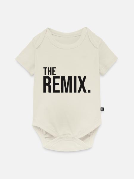 The Remix - Baby Premium Kurzarmbody - Naturweiß