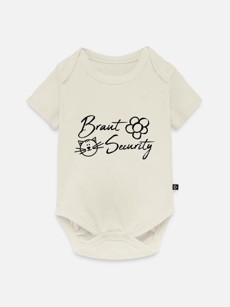 Braut Security - Baby Premium Kurzarmbody - Naturweiß