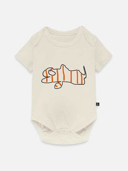 Clownfisch - Baby Premium Kurzarmbody - Naturweiß