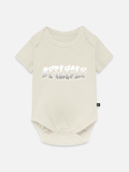Bitlisli - Baby Premium Kurzarmbody - Naturweiß