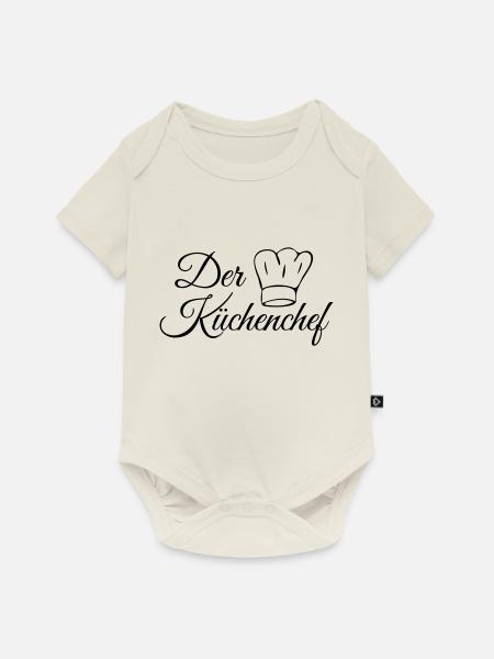 Der Küchenchef - Baby Premium Kurzarmbody - Naturweiß