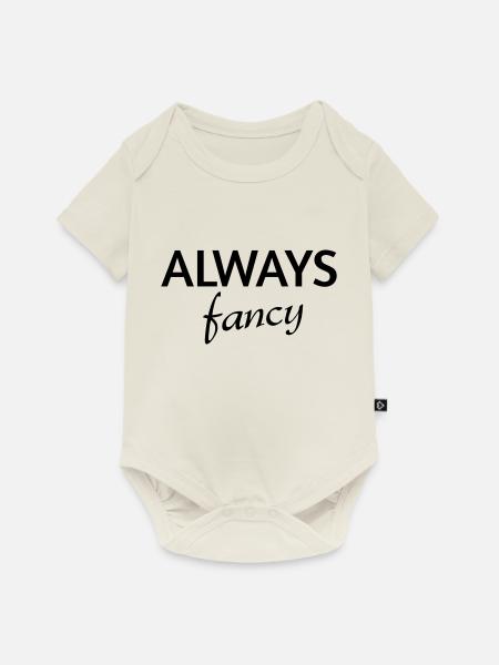 Always fancy - Baby Premium Kurzarmbody - Naturweiß