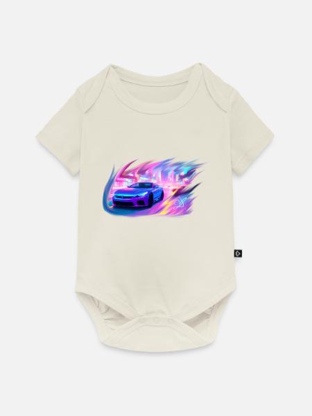CityPunk - Baby Premium Kurzarmbody - Naturweiß