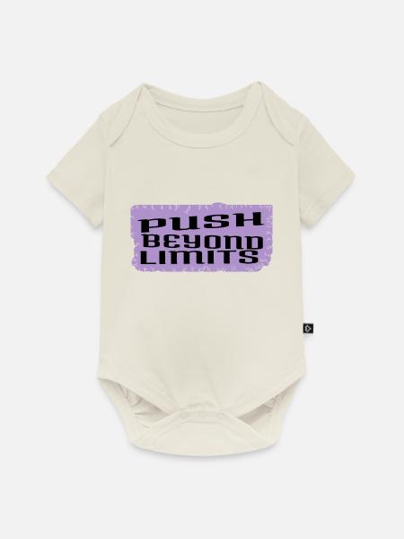 quote mental endurance awesome - Baby Premium Kurzarmbody - Naturweiß