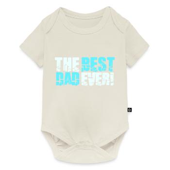 Le meilleur papa de tous les temps Cool Love - Body à manches courtes Premium Bébé - blanc cassé - Devant