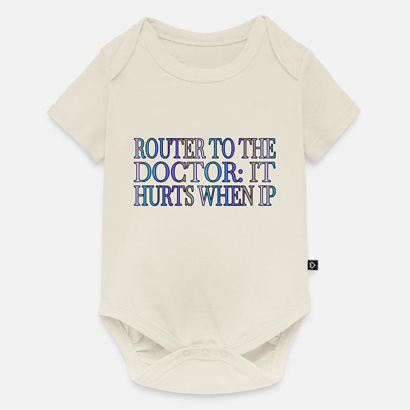 hacking white hat hacking information security - Baby Premium Kurzarmbody - Naturweiß