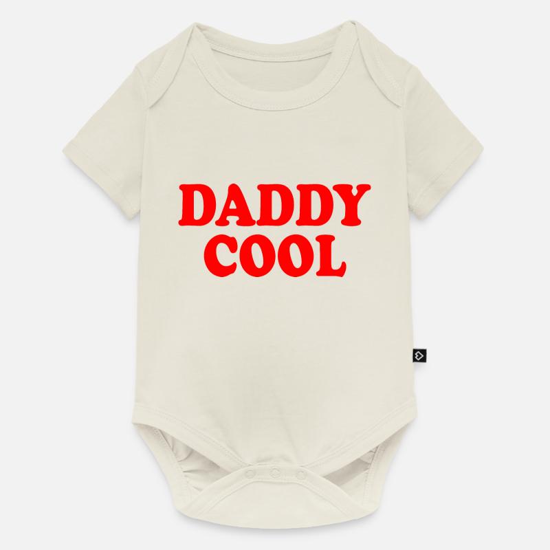 Daddy cool - Body à manches courtes Premium Bébé - blanc cassé