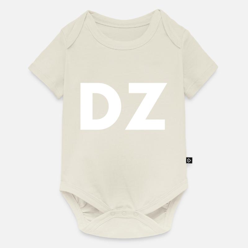Dz - Body à manches courtes Premium Bébé - blanc cassé