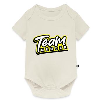 Team Member - Baby Premium short-sleeve bodysuit - off white - Front