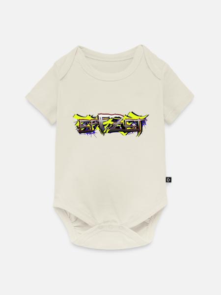 efFZet RAPpresent LoGo - Baby Premium Kurzarmbody - Naturweiß