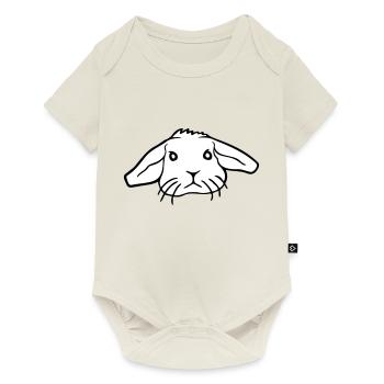 Bunny Rabbit Bunny Rodent Small Animal Cute - Baby Premium short-sleeve bodysuit - off white - Front