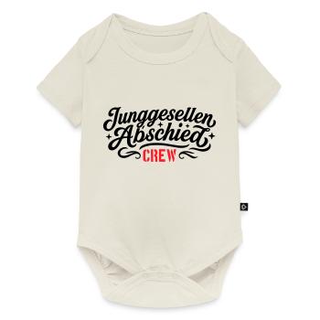 Junggesellen Abschied Crew - Baby Premium Kurzarmbody - Naturweiß - Vorne