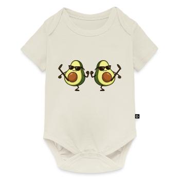 avocado karate 2 - Baby Premium Kurzarmbody - Naturweiß - Vorne