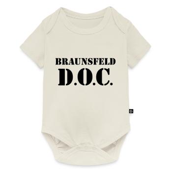 D.O.C. Braunsfeld - Baby Premium Kurzarmbody - Naturweiß - Vorne