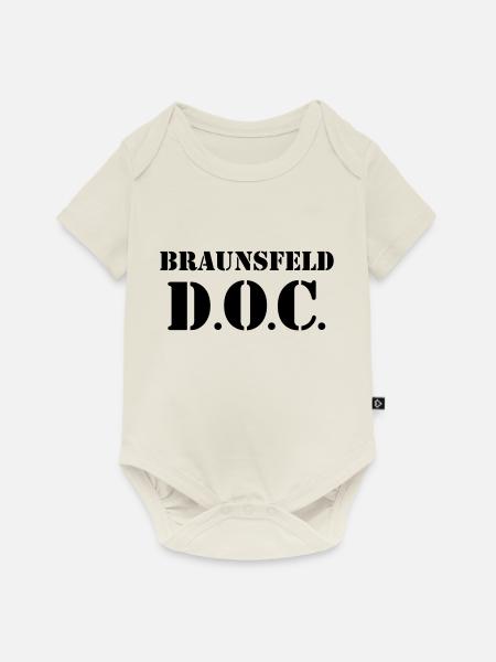 D.O.C. Braunsfeld - Baby Premium Kurzarmbody - Naturweiß