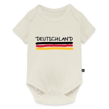 Deutschland - Baby Premium Kurzarmbody - Naturweiß - Vorne