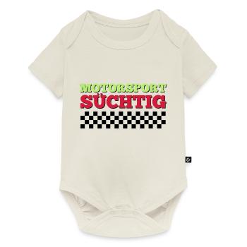 Motorsport Süchtig - Baby Premium Kurzarmbody - Naturweiß - Vorne