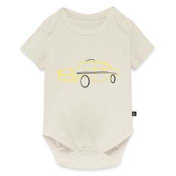 US Yellow Cab Taxi Tribal - Baby Premium Kurzarmbody - Naturweiß - Vorne