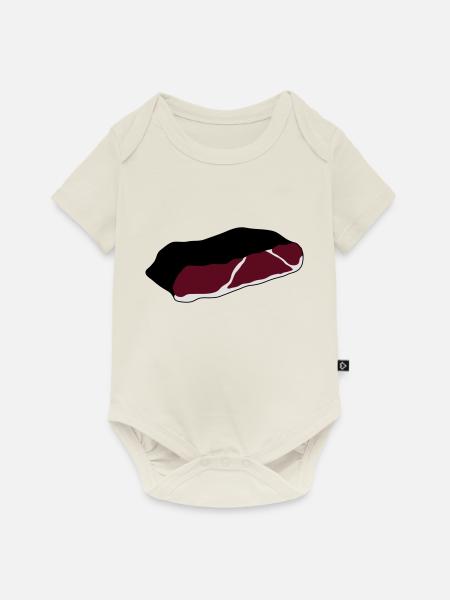 speck_sk2 - Baby Premium Kurzarmbody - Naturweiß